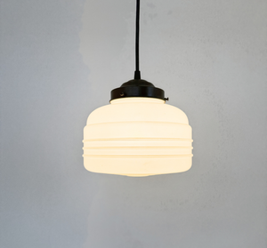 Metropolitan Ringed Schoolhouse Pendant Light