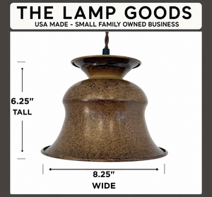 Rustic Orchard Bell Pendant Light