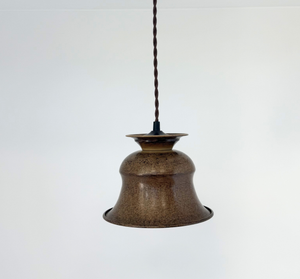 Rustic Orchard Bell Pendant Light
