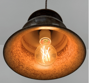 Rustic Orchard Bell Pendant Light