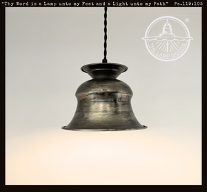 Pewter Orchard Bell Pendant Light