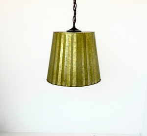 Sage Galvanized Fluted Pendant Light