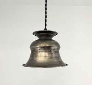 Pewter Orchard Bell Pendant Light