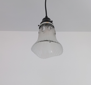 Delicate Squared Thick Rim Tassel Pendant Light