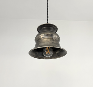 Pewter Orchard Bell Pendant Light