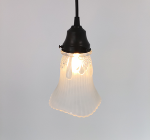 Delicate Squared Thick Rim Tassel Pendant Light
