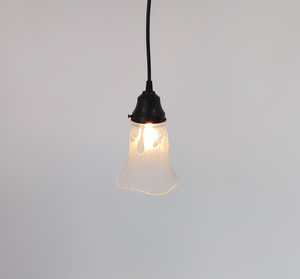 Delicate Squared Thick Rim Tassel Pendant Light