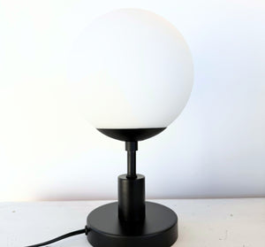 Classic Opal Globe Table Lamp