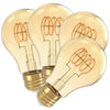 4 Pack - Dimmable LED Spiral Vintage 60W Eq. - The Lamp Goods