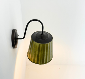 Sage Galvanized Fluted Sconce