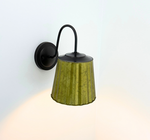 Sage Galvanized Fluted Sconce