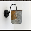 Rustic Grain Pail Wall Sconce