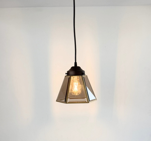 USA-made vintage pendant light, handcrafted in Loris, SC