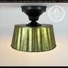 Sage Galvanized Fluted Ceiling Light