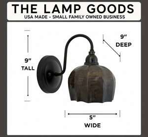 Forge Patina Exposed Socket Wall Sconce