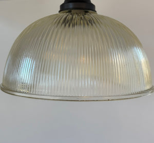 Farmhouse Factory Style Holophane Dome Light