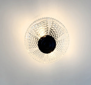 Garden Bloom Cut Crystal Bowl Ceiling Light