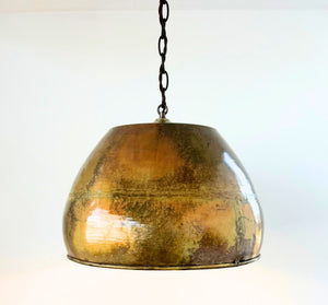Jumbo GOLD Rustic Bucket Chandelier - The Lamp Goods
