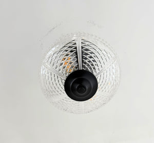 Garden Bloom Cut Crystal Bowl Ceiling Light