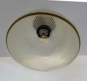 Farmhouse Factory Style Holophane Dome Light