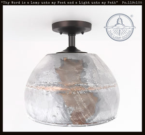 Rustic Bucket Farmhouse Light Fixture - The Lamp Goods