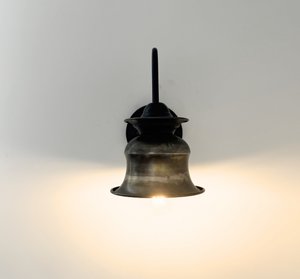 Small Pewter Orchard Bell Wall Sconce