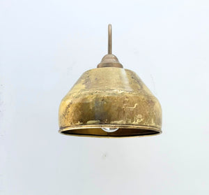 GOLD Rustic Bucket Wall Sconce - The Lamp Goods