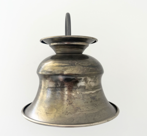 Large Pewter Orchard Bell Wall Sconce