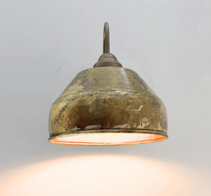 GOLD Rustic Bucket Wall Sconce - The Lamp Goods