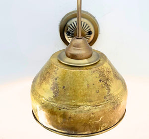 GOLD Rustic Bucket Wall Sconce - The Lamp Goods