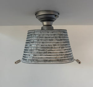 Barnstead Galvanized Wash Tub Flush Mount