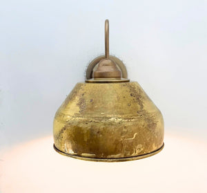 GOLD Rustic Bucket Wall Sconce - The Lamp Goods