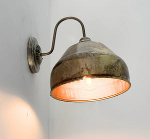 GOLD Rustic Bucket Wall Sconce - The Lamp Goods