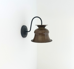 Rustic Orchard Bell Wall Sconce