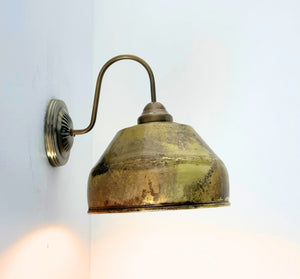GOLD Rustic Bucket Wall Sconce - The Lamp Goods