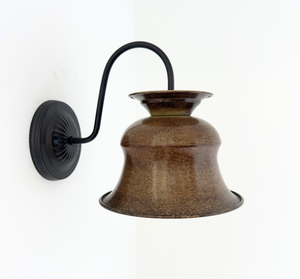 Rustic Orchard Bell Wall Sconce