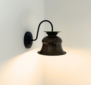 Rustic Orchard Bell Wall Sconce