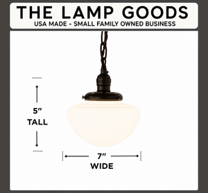 Small Heritage Mushroom Pendant Light