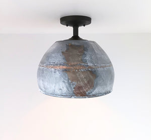 Rustic Bucket Farmhouse Light Fixture - The Lamp Goods