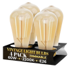 4 Pack - Dimmable Vintage 60W Incand.