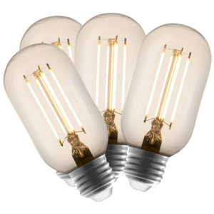 4 Pack - Dimmable LED Vintage Tube 40W Eq.