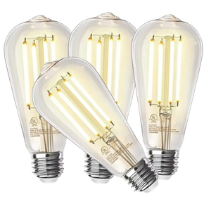 4 Pack - Dimmable LED Vintage 60W Eq.