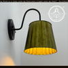 Sage Galvanized Fluted Sconce