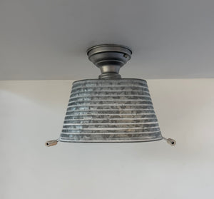 Barnstead Galvanized Wash Tub Flush Mount