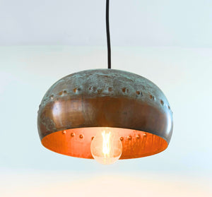 Copper Farmhouse Pendant Light
