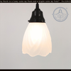 Frosted Simple Drape Pendant