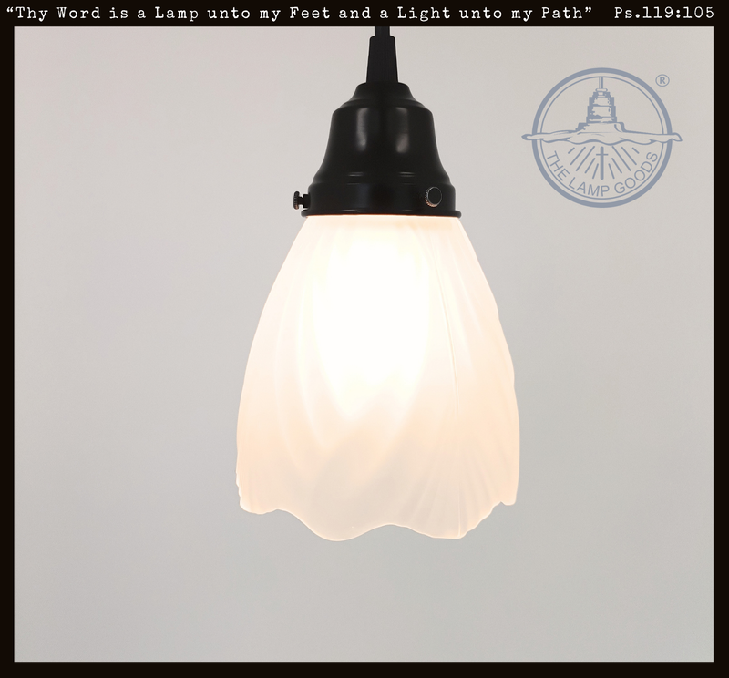 Frosted Simple Drape Pendant