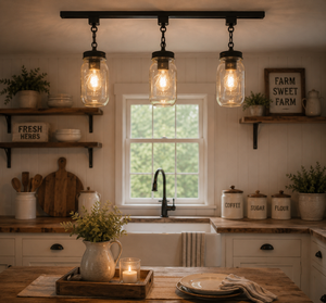 Mason Jar TRACK LIGHTING New Quart Single