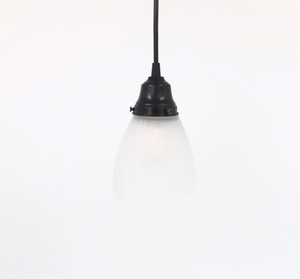 Frosted Simple Drape Pendant
