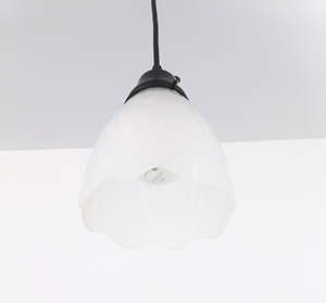Frosted Simple Drape Pendant